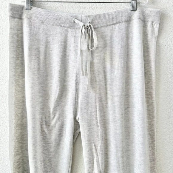NIP Member's Mark Gray Cashmere Blend Wide Leg Lounge Pants Size XXL - Picture 4 of 9